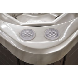 JACUZZI OGRODOWE WANNA SPA750 CAPPUCINO OBUDOWA ANTRACYT 200x200 CM