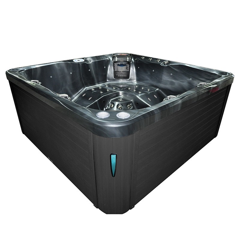JACUZZI OGRODOWE WANNA SPA750 CZARNA FALA OBUDOWA ANTRACYT 200x200 CM JACUZZI OGRODOWE WANNA SPA750 CZARNA FALA OBUDOWA ANTRACYT 200x200 CM
