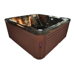 JACUZZI OGRODOWE WANNA SPA750 MAGMA GOLD OBUDOWA KAWA 200x200 CM