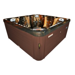 JACUZZI OGRODOWE WANNA SPA750 MAGMA GOLD OBUDOWA KAWA 200x200 CM