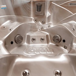 JACUZZI OGRODOWE WANNA SPA751 CAPPUCINO OBUDOWA KAWA 210x210 CM