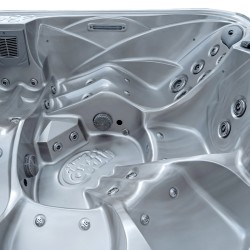 JACUZZI OGRODOWE WANNA SPA751 CAPPUCINO OBUDOWA SZARA 210x210 CM