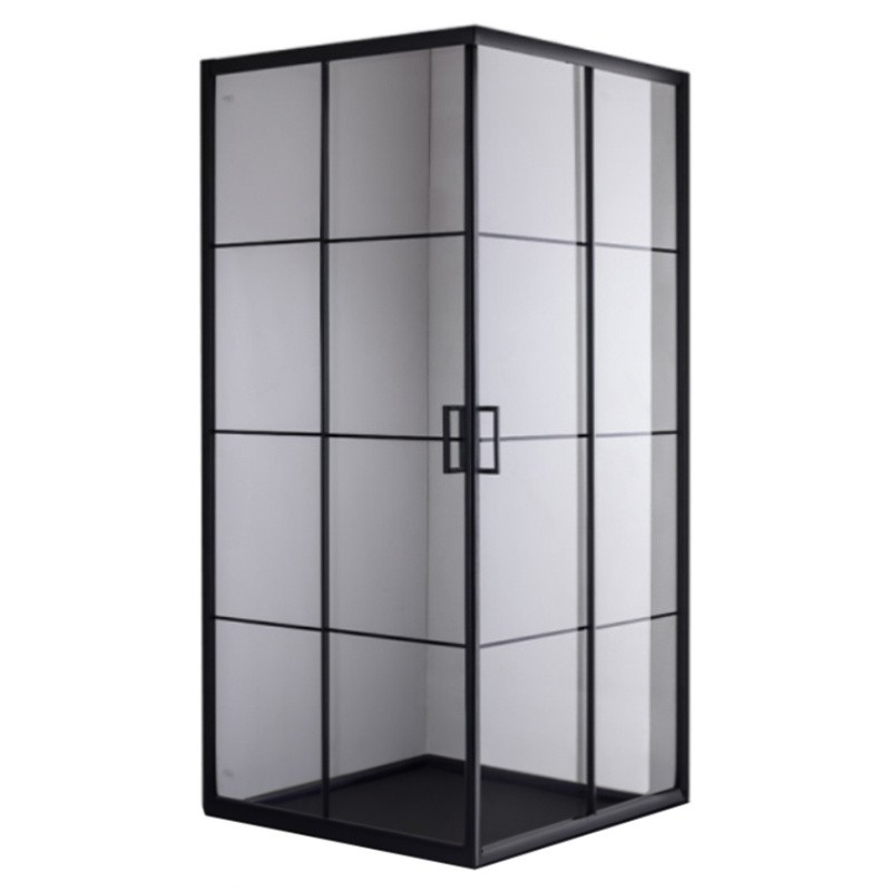 KABINA PRYSZNICOWA KWADRATOWA BL32A CZARNA 80x80 CM KABINA PRYSZNICOWA KWADRATOWA BL32A CZARNA 80x80 CM
