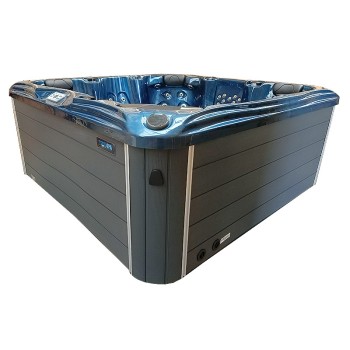 JACUZZI OGRODOWE WANNA SPA561 210x210 niebieska fala obudowa szara