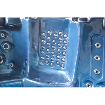 JACUZZI OGRODOWE WANNA SPA561 210x210 niebieska fala obudowa szara