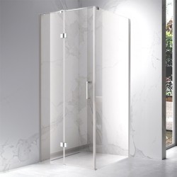 KABINA PRYSZNICOWA KWADRATOWA KZ01B CHROM 80x80 CM