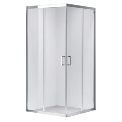 KABINA PRYSZNICOWA KWADRATOWA KZ102B CHROM 90x90 CM