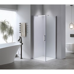 KABINA PRYSZNICOWA KWADRATOWA KZ1190B CHROM 90x90 CM