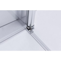 KABINA PRYSZNICOWA KWADRATOWA KZ1190B CHROM 90x90 CM