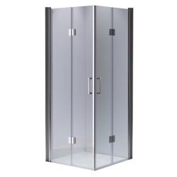 KABINA PRYSZNICOWA KWADRATOWA KZ1290A CHROM 80x80 CM