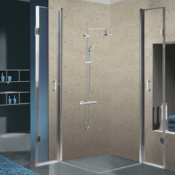 KABINA PRYSZNICOWA KWADRATOWA KZ1290A CHROM 80x80 CM