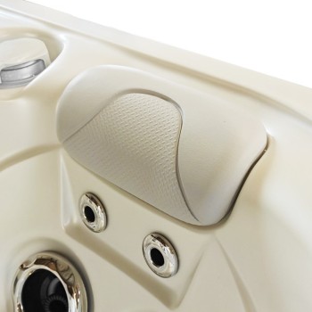 JACUZZI OGRODOWE WANNA SPA566 FULL 200x200 biała perła Obudowa kawa