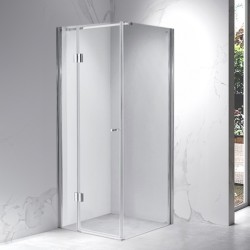 KABINA PRYSZNICOWA KWADRATOWA KZ1390A CHROM 80x80 CM