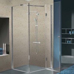 KABINA PRYSZNICOWA KWADRATOWA KZ1390A CHROM 80x80 CM