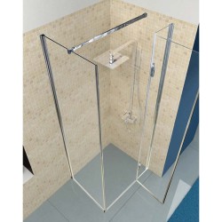 KABINA PRYSZNICOWA KWADRATOWA KZ1390A CHROM 80x80 CM