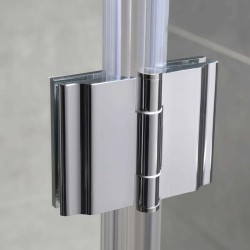 KABINA PRYSZNICOWA KWADRATOWA KZ1390A CHROM 80x80 CM