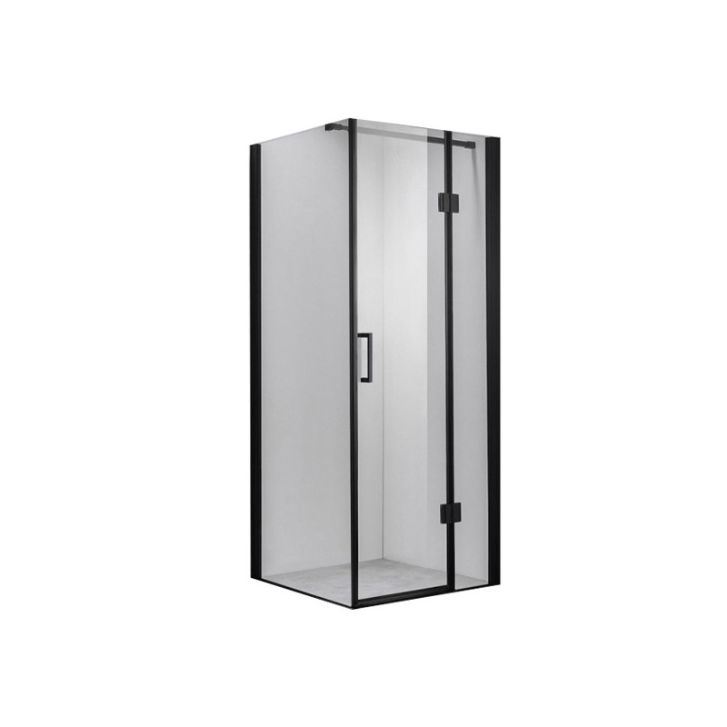 KABINA PRYSZNICOWA KWADRATOWA KZ1390A CZARNA 80x80 CM KABINA PRYSZNICOWA KWADRATOWA KZ1390A CZARNA 80x80 CM