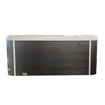 JACUZZI OGRODOWE WANNA SPA566 FULL 200x200 biała perła Obudowa kawa