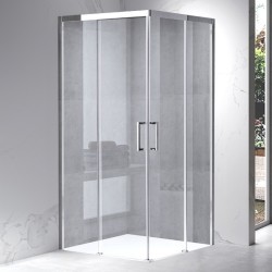 KABINA PRYSZNICOWA KWADRATOWA KZ90B CHROM 90x90 CM