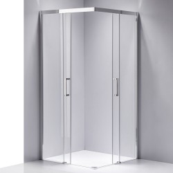 KABINA PRYSZNICOWA KWADRATOWA KZ90B CHROM 90x90 CM