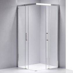 KABINA PRYSZNICOWA KWADRATOWA KZ90B CHROM 90x90 CM