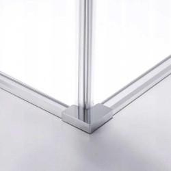 KABINA PRYSZNICOWA KWADRATOWA KZ90B CHROM 90x90 CM