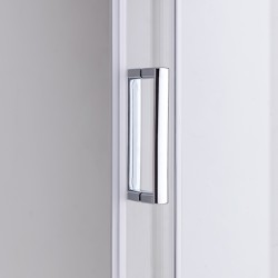 KABINA PRYSZNICOWA KWADRATOWA KZ93A CHROM 80x80 CM