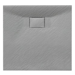 KABINA PRYSZNICOWA KWADRATOWA Z BRODZIKIEM BL30B/JUKO CZARNA/SZARY 90x90 CM