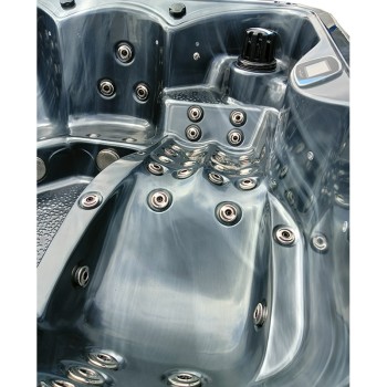 JACUZZI OGRODOWE WANNA SPA606 220x220 NORDIC czarna