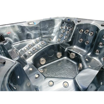 JACUZZI OGRODOWE WANNA SPA606 220x220 NORDIC czarna