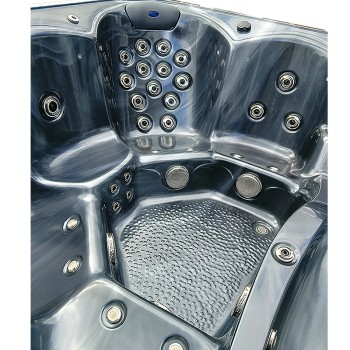 JACUZZI OGRODOWE WANNA SPA606 220x220 NORDIC czarna