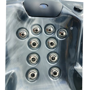 JACUZZI OGRODOWE WANNA SPA606 220x220 NORDIC czarna