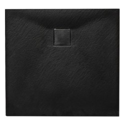 KABINA PRYSZNICOWA KWADRATOWA Z BRODZIKIEM KZ1180B/RIKO CZARNA/CZARNY 90x90 CM