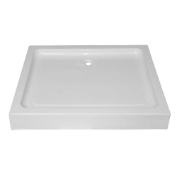 KABINA PRYSZNICOWA KWADRATOWA Z BRODZIKIEM KZ1290C/SXL02C CHROM/BIAŁY 100x100 CM