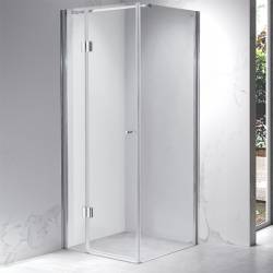 KABINA PRYSZNICOWA KWADRATOWA Z BRODZIKIEM KZ1390A/SXL02A CHROM/BIAŁY 80x80 CM
