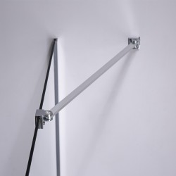 KABINA PRYSZNICOWA KWADRATOWA ZAR-900 CHROM 90x90 CM