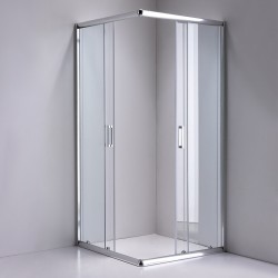 KABINA PRYSZNICOWA KWADRATOWA ZKM-1019 CHROM 100X100 CM