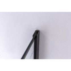 KABINA PRYSZNICOWA PIĘCIOKĄTNA Z BRODZIKIEM BS06B/SXL07B CZARNA/BIAŁY 90x90 CM