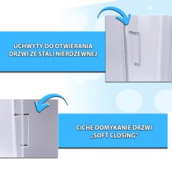 KABINA PRYSZNICOWA PIĘCIOKĄTNA Z BRODZIKIEM KZ91A/ST07A CHROM/CZARNY 80x80 CM