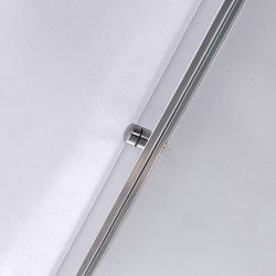 KABINA PRYSZNICOWA PIĘCIOKĄTNA Z BRODZIKIEM KZ91B/SXL07B CHROM/BIAŁY 90x90 CM