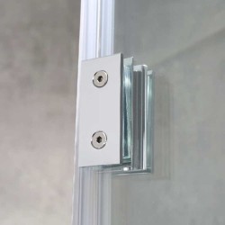 KABINA PRYSZNICOWA PÓŁOKRĄGŁA KZ4050B CHROM 80x80 CM