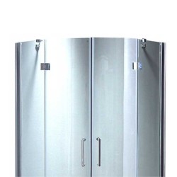 KABINA PRYSZNICOWA PÓŁOKRĄGŁA KZ4050C CHROM 90x90 CM