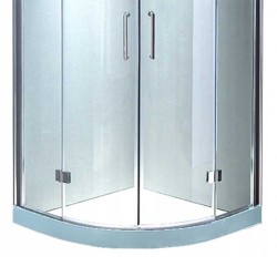 KABINA PRYSZNICOWA PÓŁOKRĄGŁA KZ4050C CHROM 90x90 CM