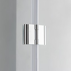KABINA PRYSZNICOWA PÓŁOKRĄGŁA KZ92A CHROM 80x80 CM