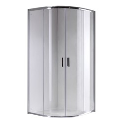 KABINA PRYSZNICOWA PÓŁOKRĄGŁA KZ94A CHROM 80x80 CM