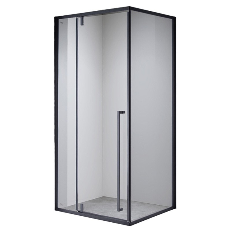 KABINA PRYSZNICOWA PROSTOKĄTNA BS12D CZARNA 90x80 CM KABINA PRYSZNICOWA PROSTOKĄTNA BS12D CZARNA 90x80 CM