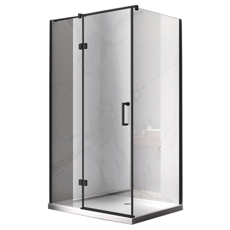KABINA PRYSZNICOWA PROSTOKĄTNA KZ02A CZARNA 90x80 CM KABINA PRYSZNICOWA PROSTOKĄTNA KZ02A CZARNA 90x80 CM