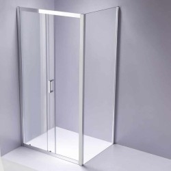 KABINA PRYSZNICOWA PROSTOKĄTNA KZ104C CHROM 120x90 CM