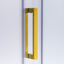 KABINA PRYSZNICOWA PROSTOKĄTNA KZ203C ZŁOTA 120x80 CM