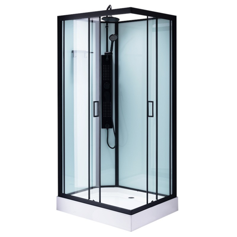 KABINA PRYSZNICOWA Z HYDROMASAŻEM ALMA PRAWA 120x80 CM KABINA PRYSZNICOWA Z HYDROMASAŻEM ALMA PRAWA 120x80 CM